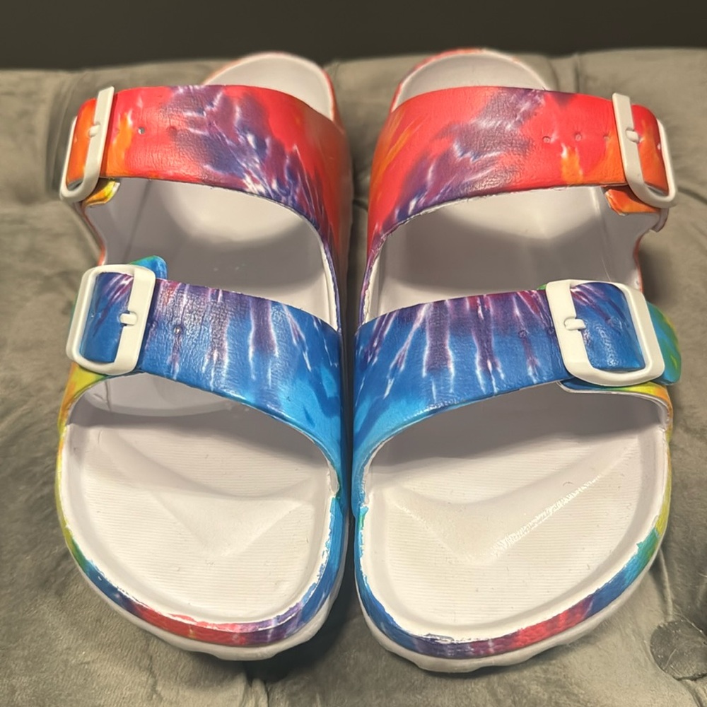 Tie Dye Slip-on Sandals